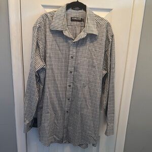 Kirkland Signature Men's Monochrome Check Shirt